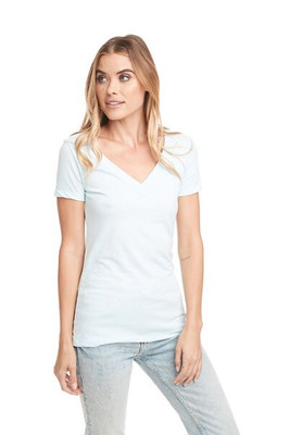 Next Level Apparel 6640 - Ladies CVC Deep V-Neck T-Shirt