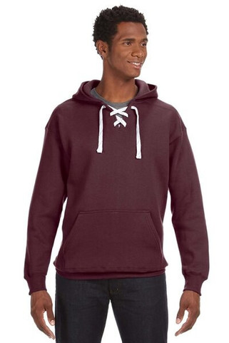 J. America JA8830 - Adult Sport Lace Hooded Sweatshirt