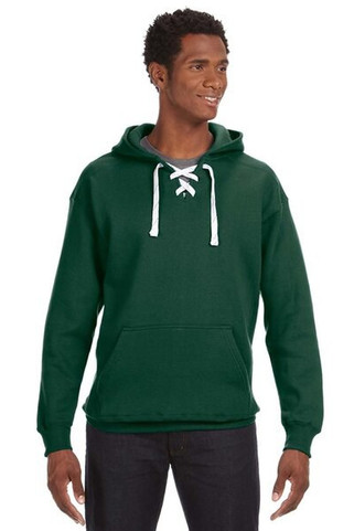 J. America JA8830 - Adult Sport Lace Hooded Sweatshirt
