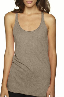 Next Level Apparel 6733 - Ladies Triblend Racerback Tank