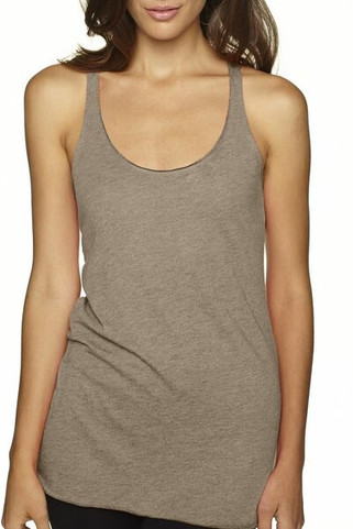 Next Level Apparel 6733 - Ladies Triblend Racerback Tank