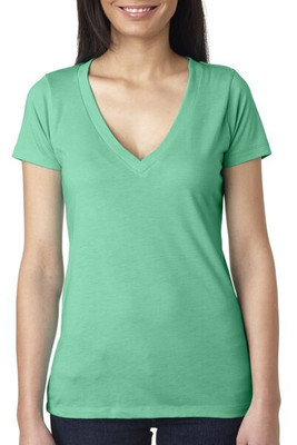 Next Level Apparel 6740 - Ladies Triblend Deep V