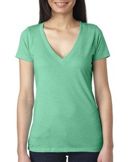 Next Level Apparel 6740 - Ladies Triblend Deep V