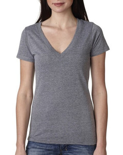 Next Level Apparel 6740 - Ladies Triblend Deep V