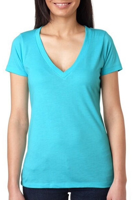 Next Level Apparel 6740 - Ladies Triblend Deep V