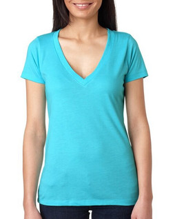 Next Level Apparel 6740 - Ladies Triblend Deep V