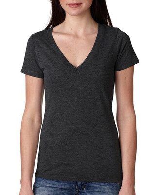 Next Level Apparel 6740 - Ladies Triblend Deep V