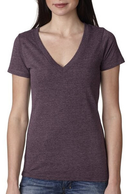 Next Level Apparel 6740 - Ladies Triblend Deep V