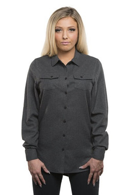 Burnside B5200 - Ladies Solid Flannel Shirt