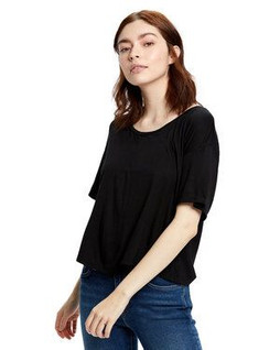 US Blanks US309 - Ladies Boxy Open Neck Top