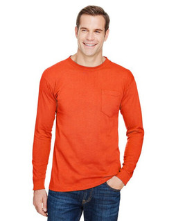 Bayside BA3055 - Unisex Union-Made Long-Sleeve Pocket Crew T-Shirt