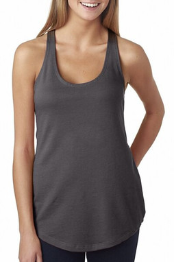 Next Level Apparel 6933 - Ladies French Terry Racerback Tank