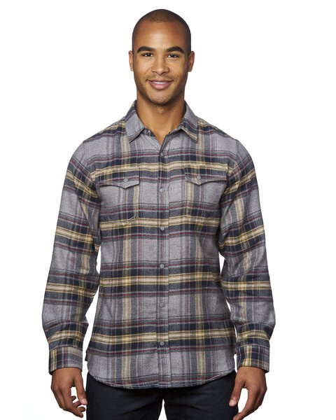 Burnside B8219 - Men's Snap-Front Flannel Shirt