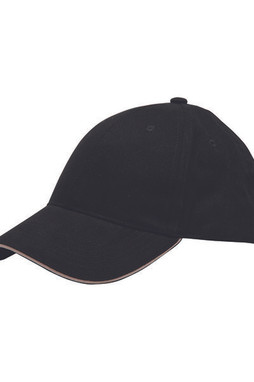 Bayside BA3617 - 100% Washed Cotton Unstructured Sandwich Cap