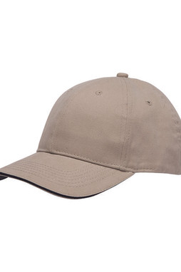Bayside BA3617 - 100% Washed Cotton Unstructured Sandwich Cap