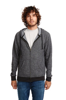 Next Level Apparel 9600 - Adult Pacifica Denim Fleece Full-Zip Hooded Sweatshirt