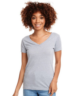 Next Level Apparel N1540 - Womens Lightweight Cotton Blend V-Neck Tee