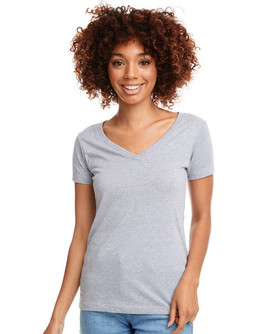 Next Level Apparel N1540 - Women's Lightweight Cotton Blend V-Neck Tee