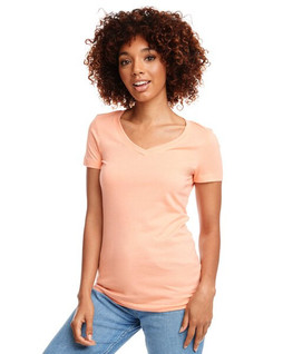 Next Level Apparel N1540 - Womens Lightweight Cotton Blend V-Neck Tee