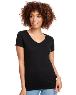 Next Level Apparel N1540 - Women's Lightweight Cotton Blend V-Neck Tee