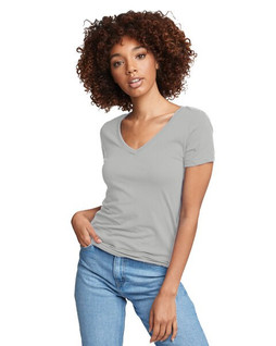 Next Level Apparel N1540 - Womens Lightweight Cotton Blend V-Neck Tee