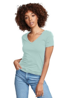 Next Level Apparel N1540 - Women's Lightweight Cotton Blend V-Neck Tee