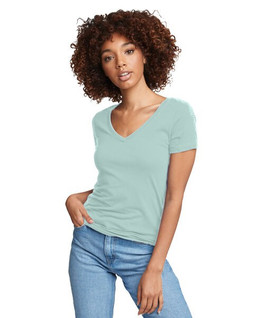 Next Level Apparel N1540 - Womens Lightweight Cotton Blend V-Neck Tee