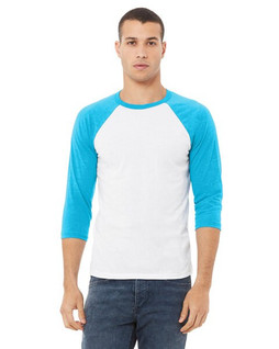Bella+Canvas 3200 - Unisex 3/4-Sleeve Baseball T-Shirt
