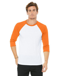 Bella+Canvas 3200 - Unisex 3/4-Sleeve Baseball T-Shirt