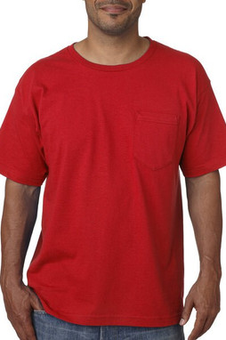 Bayside BA5070 - Adult Short-Sleeve T-Shirt with Pocket