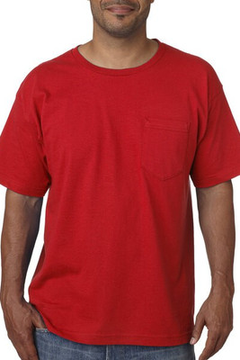 Bayside BA5070 - Adult Short-Sleeve T-Shirt with Pocket