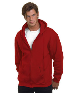 Bayside BA900 - Premium USA-Made Cotton Blend Full-Zip Hoodie