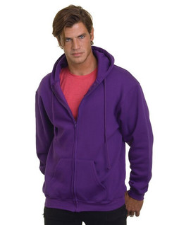 Bayside BA900 - Premium USA-Made Cotton Blend Full-Zip Hoodie