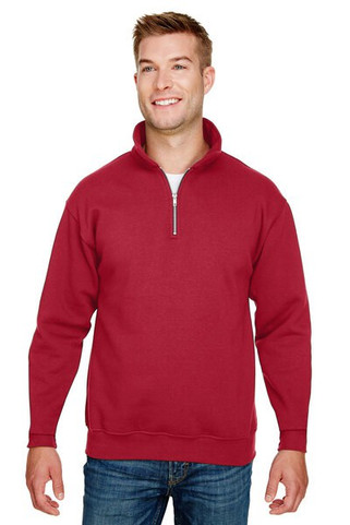 Bayside BA920 - Unisex 9.5 oz., 80/20 Quarter-Zip Pullover Sweatshirt