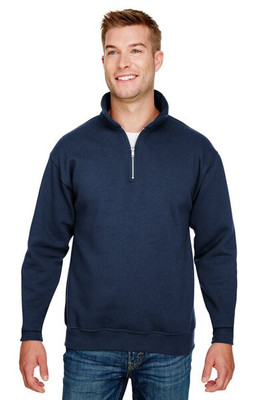 Bayside BA920 - Unisex 9.5 oz., 80/20 Quarter-Zip Pullover Sweatshirt
