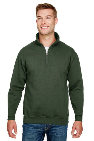 Bayside BA920 - Unisex 9.5 oz., 80/20 Quarter-Zip Pullover Sweatshirt