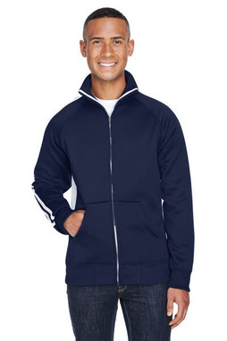 J. America JA8858 - Adult Vintage Poly Fleece Track Jacket