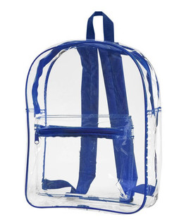 Liberty Bags 7010 - Comfortable Clear PVC Backpack with Padded Straps