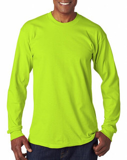 Bayside BA6100 - Adult 6.1 oz., 100% Cotton Long Sleeve T-Shirt