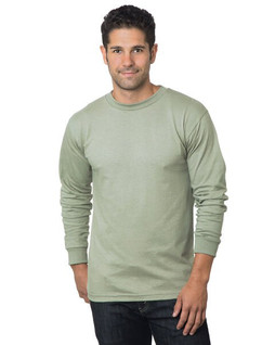 Bayside BA6100 - Adult 6.1 oz., 100% Cotton Long Sleeve T-Shirt