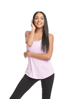 Next Level Apparel 1534 - Ladies Ideal Colorblock Racerback Tank