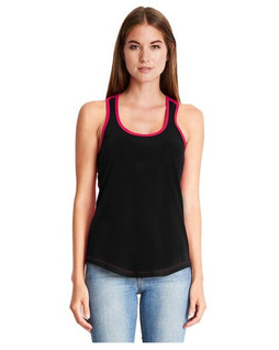 Next Level Apparel 1534 - Ladies Ideal Colorblock Racerback Tank