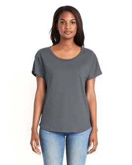 Next Level Apparel 1560 - Women's Relaxed Fit Cotton Poly Dolman Top