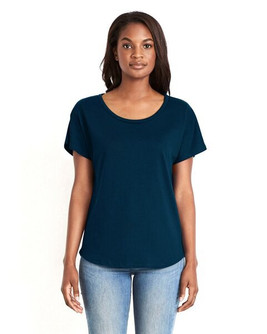 Next Level Apparel 1560 - Women's Relaxed Fit Cotton Poly Dolman Top
