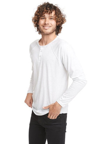 Next Level Apparel 6072 - Mens Triblend Long-Sleeve Henley