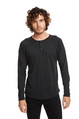 Next Level Apparel 6072 - Mens Triblend Long-Sleeve Henley