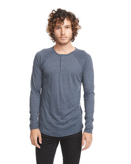 Next Level Apparel 6072 - Men's Triblend Long-Sleeve Henley
