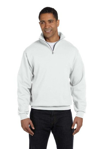 Jerzees 995M - Adult NuBlend® Quarter-Zip Cadet Collar Sweatshirt