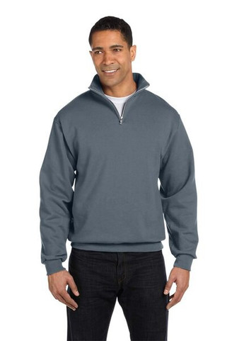Jerzees 995M - Adult NuBlend® Quarter-Zip Cadet Collar Sweatshirt