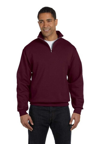 Jerzees 995M - Adult NuBlend® Quarter-Zip Cadet Collar Sweatshirt